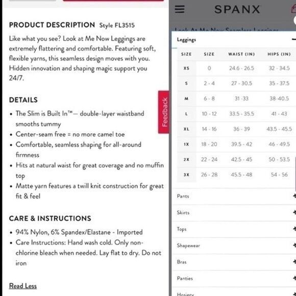 NWOT SPANX camo Look at me now high waist stretch seamless leggings small - Picture 12 of 12